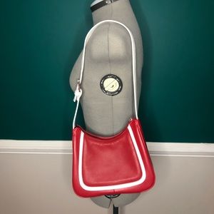 90’s y2k red & white shoulder bag